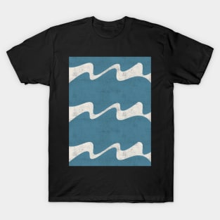 Blue Sea Wave Summer Holiday T-Shirt